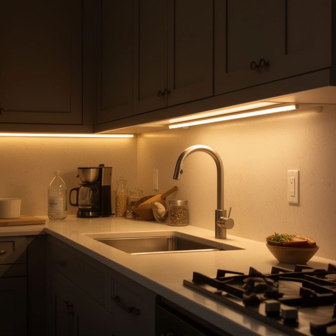 Add Under-Cabinet Lighting
