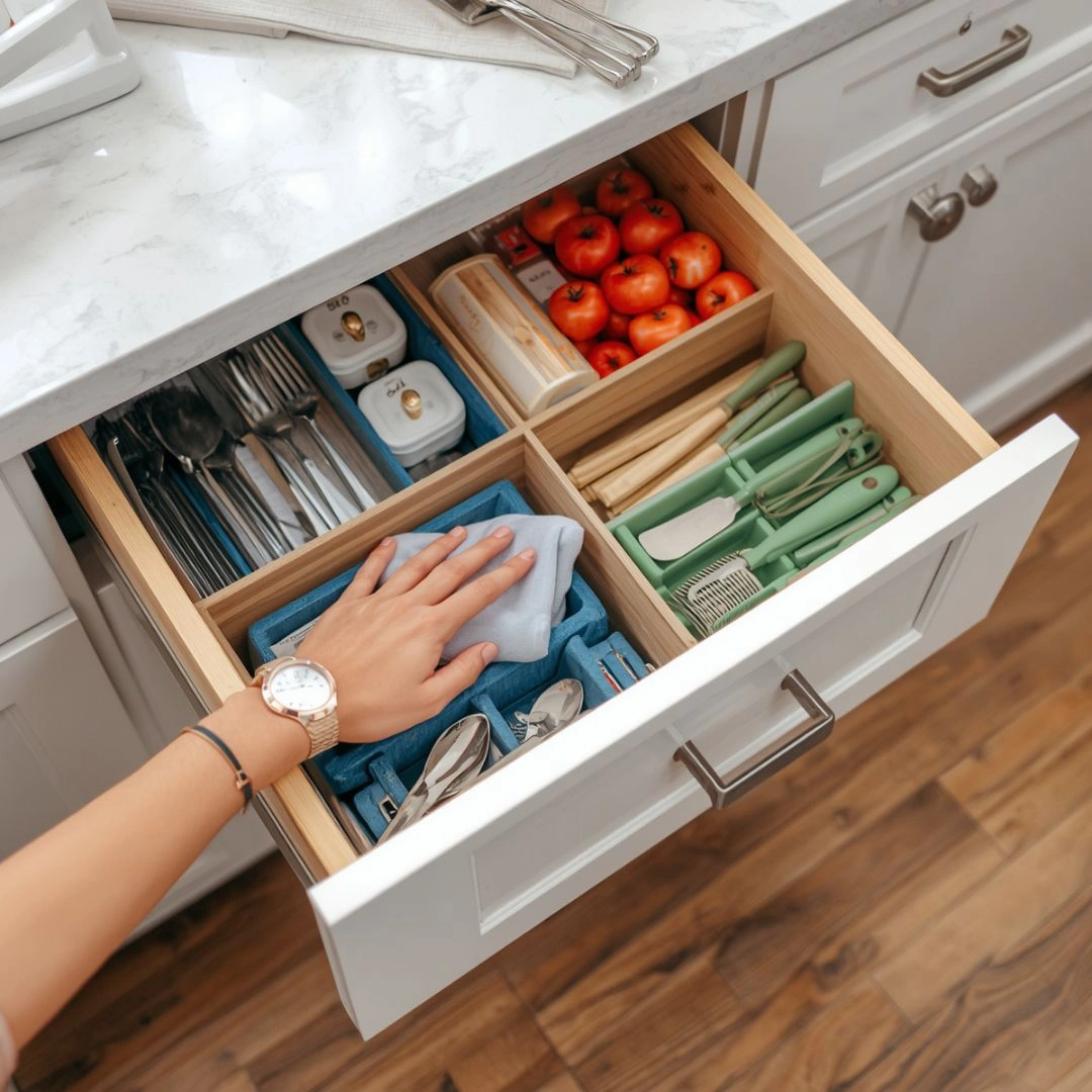 Clean Your Drawers Before Organizing