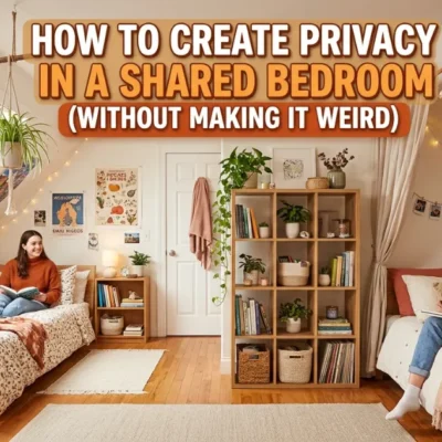How to Create Privacy in a Shared Bedroom