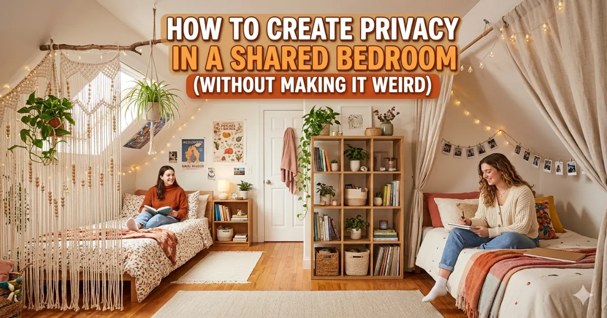 How to Create Privacy in a Shared Bedroom