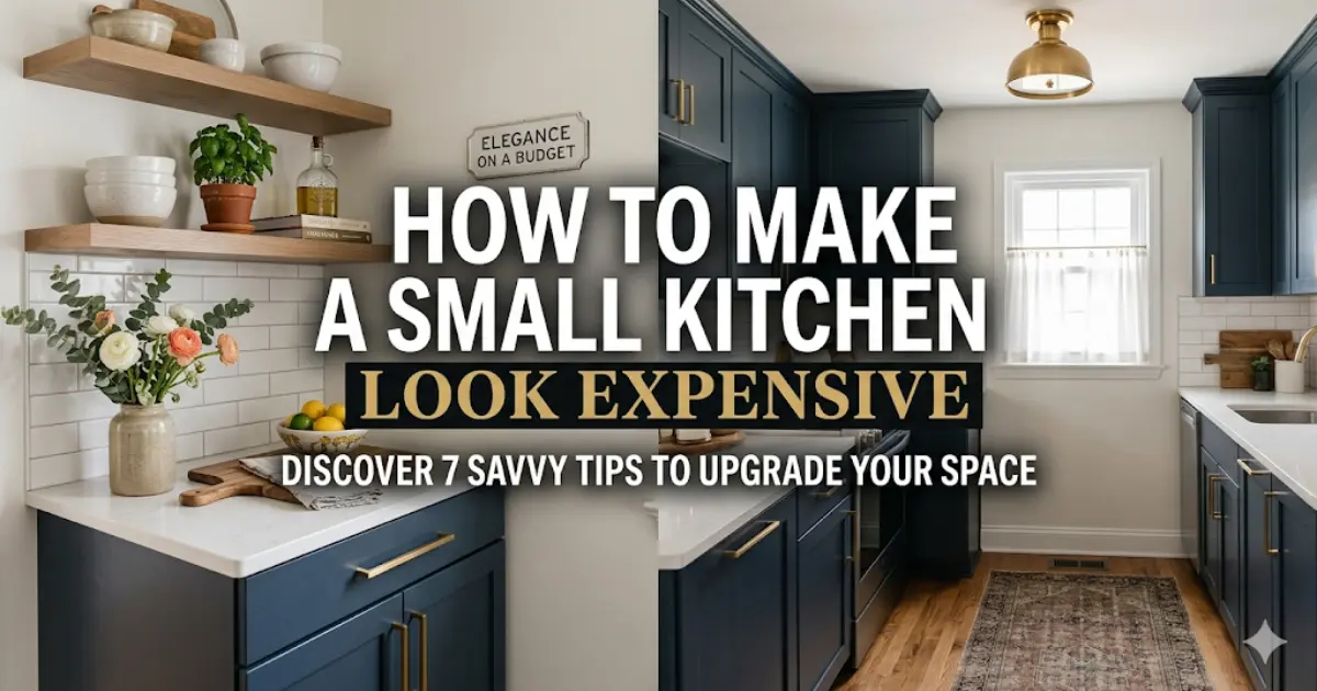 How to Make a Small Kitchen Look Expensive on a Budget