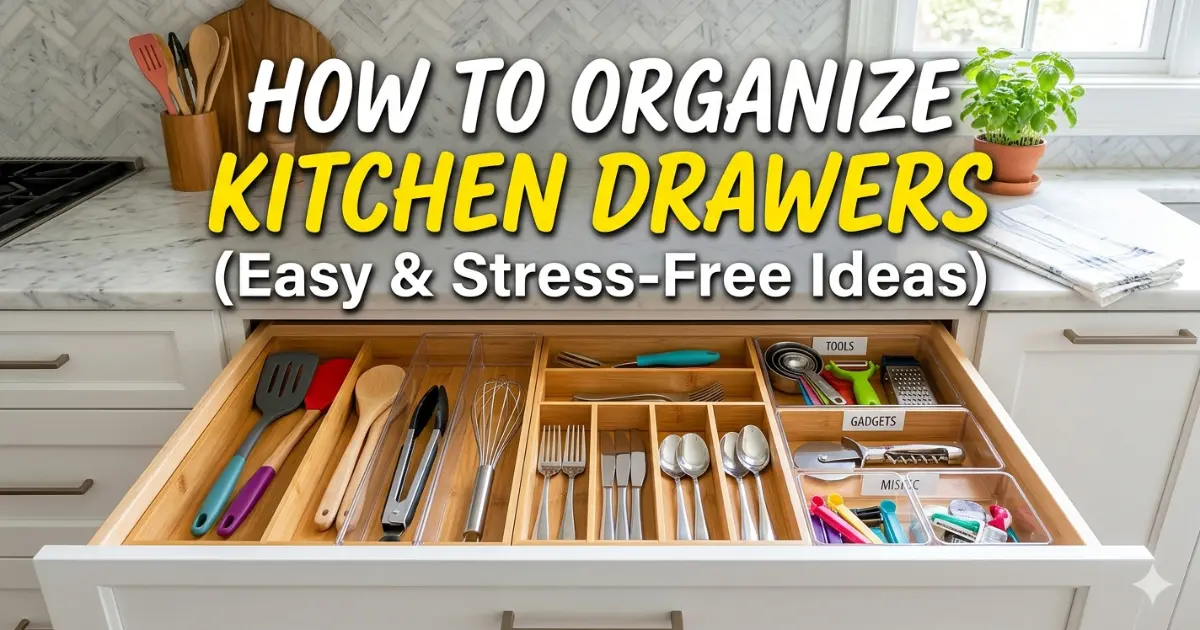 How to Organize Kitchen Drawers 1