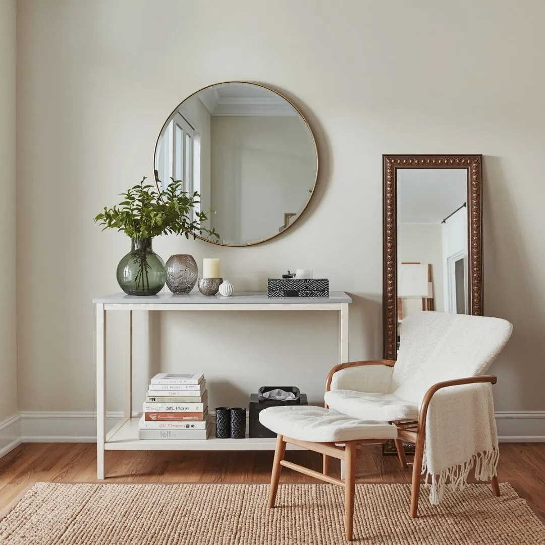 Use a Mirror to Open Up the Room and Draw Attention Use a Mirror to Open Up the Room and Draw Attention