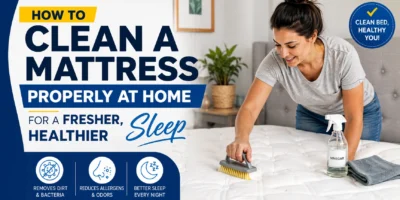 How to Clean a Mattress Properly at Home for a Fresher Healthier Sleep