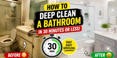 How to Deep Clean a Bathroom in 30 Minutes or Less