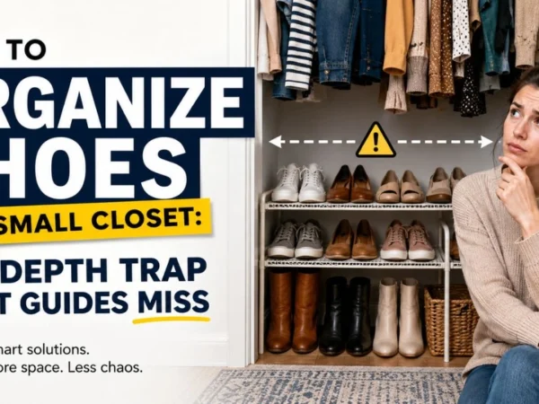 How to Organize Shoes in a Small Closet 1