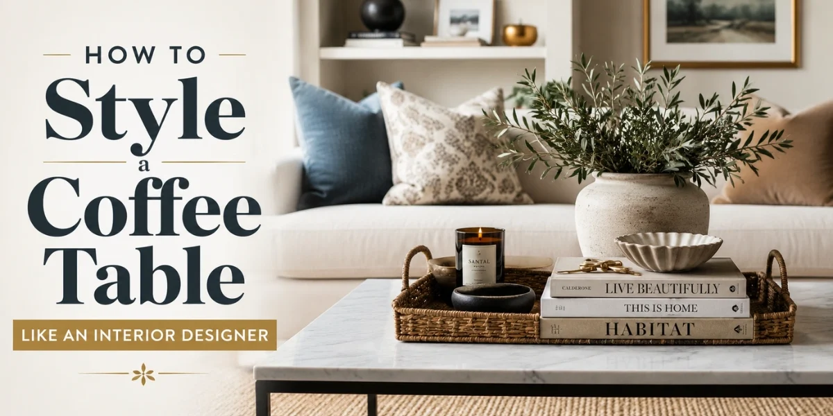 How to Style a Coffee Table Like an Interior Designer