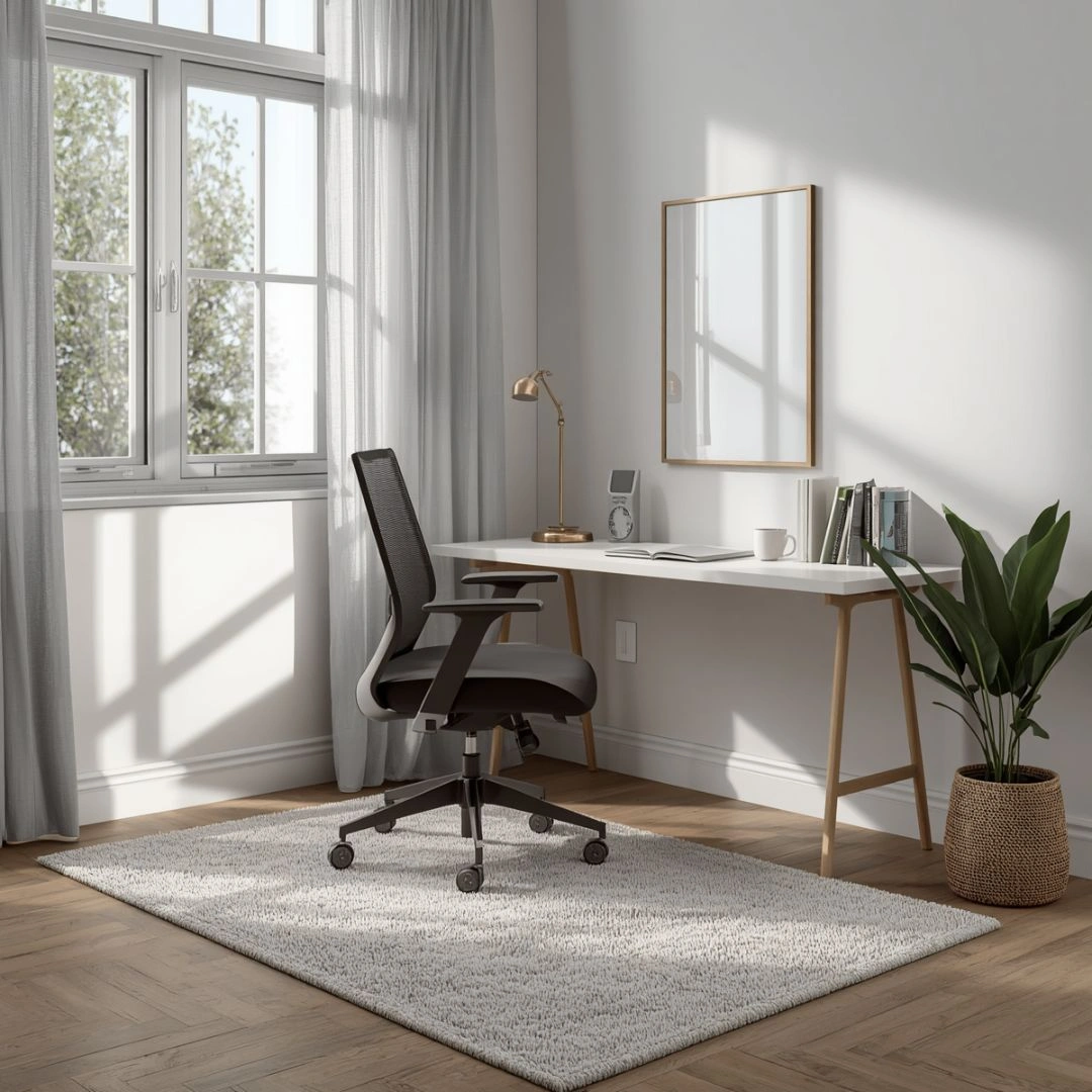 Home Office and Small Room Rugs_ Avoiding the Postage Stamp Look