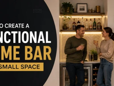 How to Create a Functional Home Bar in a Small Space
