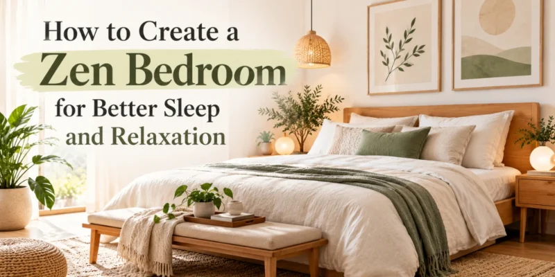 How to Create a Zen Bedroom for Better Sleep and Relaxation
