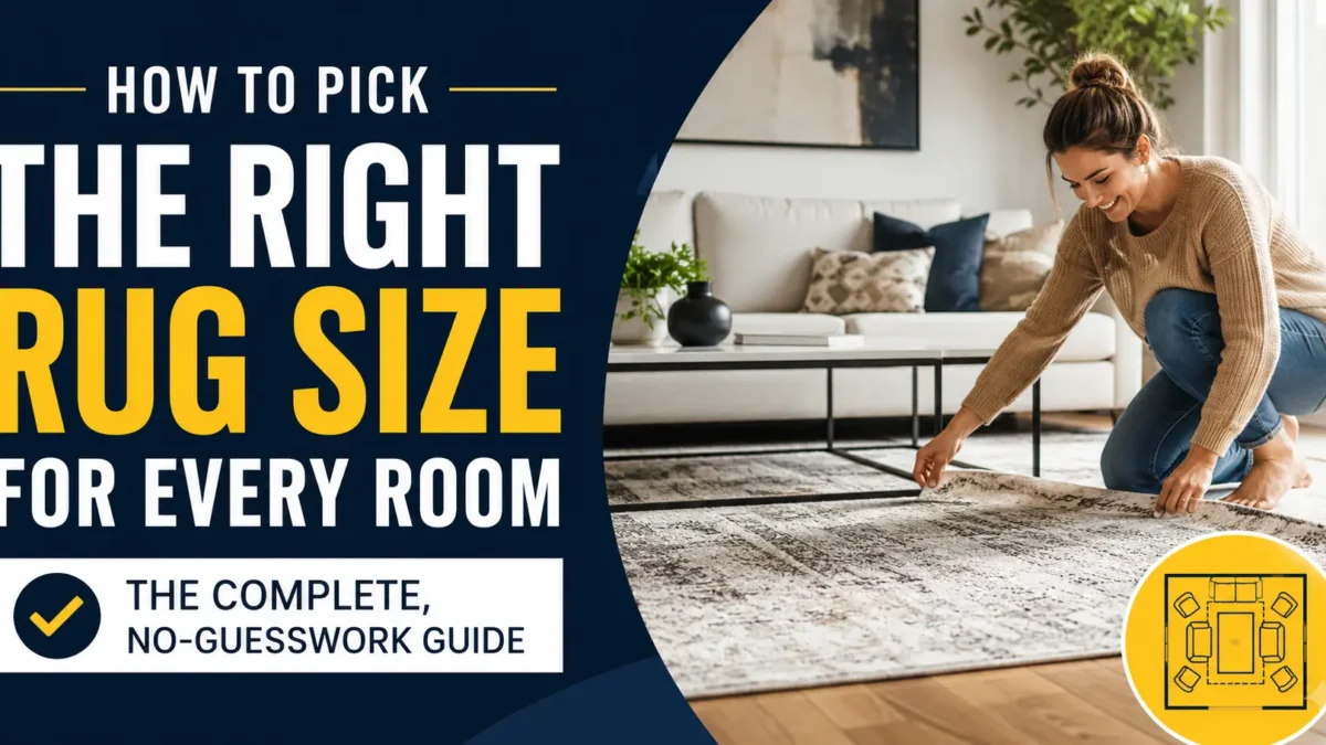 How to Pick the Right Rug Size for Every Room