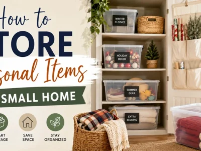 How to Store Seasonal Items in a Small Home 1