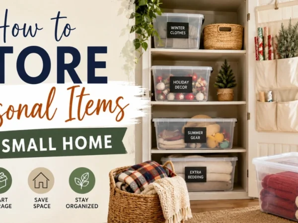 How to Store Seasonal Items in a Small Home 1