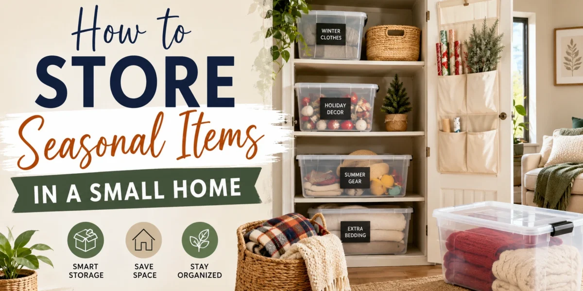 How to Store Seasonal Items in a Small Home