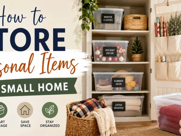 How to Store Seasonal Items in a Small Home