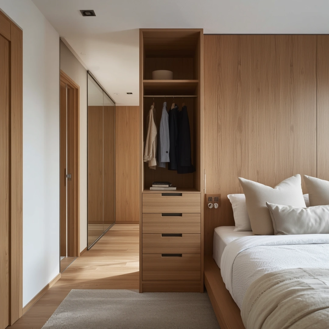 Custom Built-Ins and Other Small Bedroom Wardrobe Ideas