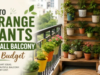 How to Arrange Plants in Small Balcony on a Budget