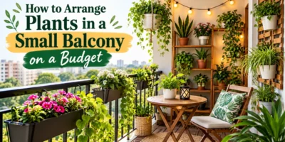 How to Arrange Plants in a Small Balcony on a Budget