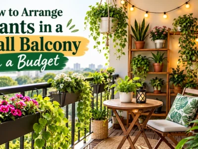 How to Arrange Plants in a Small Balcony on a Budget