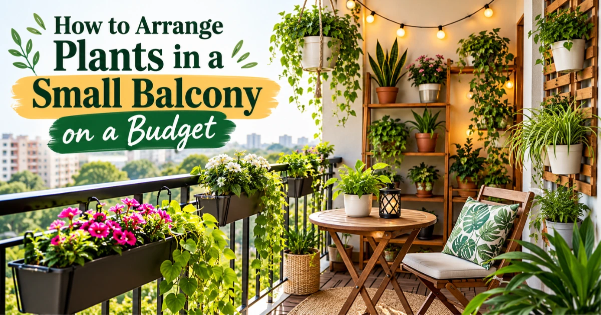 How to Arrange Plants in a Small Balcony on a Budget How to Arrange Plants in a Small Balcony on a Budget