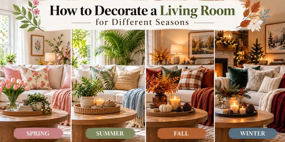 How to Decorate a Living Room for Different Seasons How to Decorate a Living Room for Different Seasons