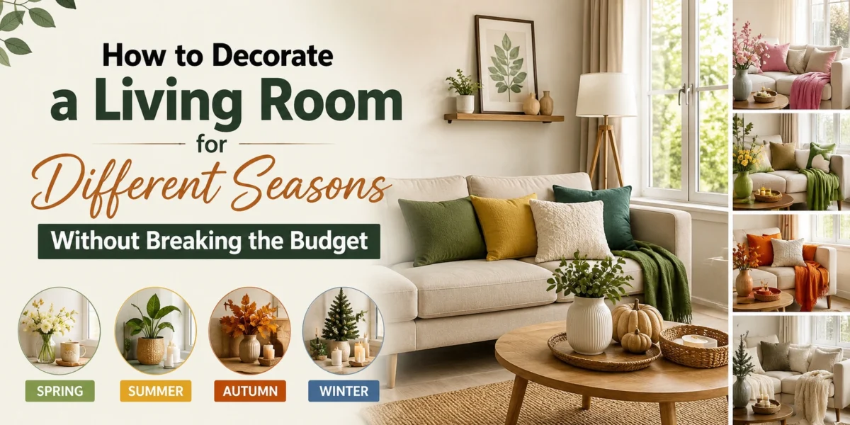 How to Decorate a Living Room for Different Seasons Without Breaking the Budget How to Decorate a Living Room for Different Seasons