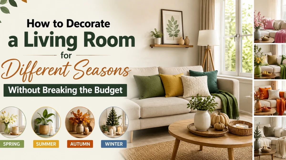 How to Decorate a Living Room for Different Seasons