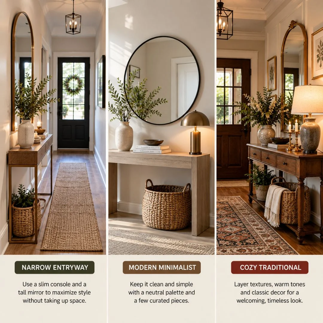 Tailored Style Inspirations for Every Entryway
